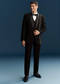 Black Tuxedo For Men With Cutdana Embroidery