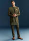 Olive Green Jodhpuri Suit For Men With Resham And Beads Embroidery