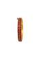 Ruby Square Stone Gold Statement Bangles