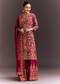 Rani Pink Embroidered Printed Palazzo Set