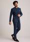 Blue Classic Bandhgala Suit
