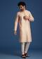 Beige Floral Printed Kurta Set
