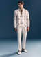 White Jodhpuri Suit For Men With Heavy Hand Embroidery