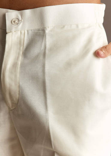 Beige Mirror Kurta Set