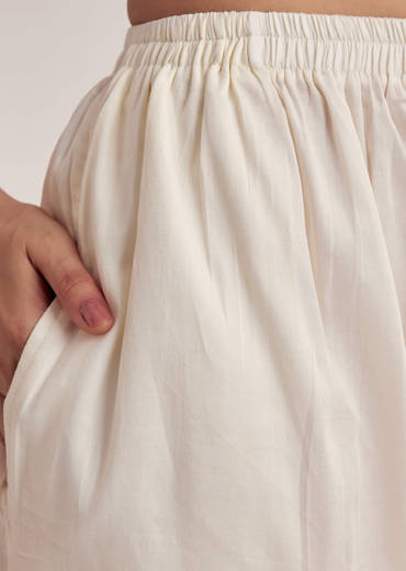 Blue Dola Silk Printed Kurta Dupatta Set With Embroidered Neckline