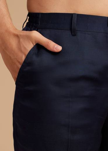 Blue Embroidered Kurta Set with Dupatta