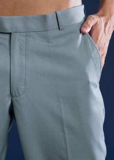 Blue Rayon Jacket Kurta Set with Gotta Patti