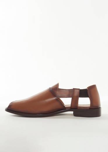 Faux Leather Footwear For Men