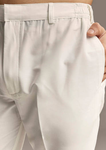 Green Silk Designer Kurta For Men With Abstract Print