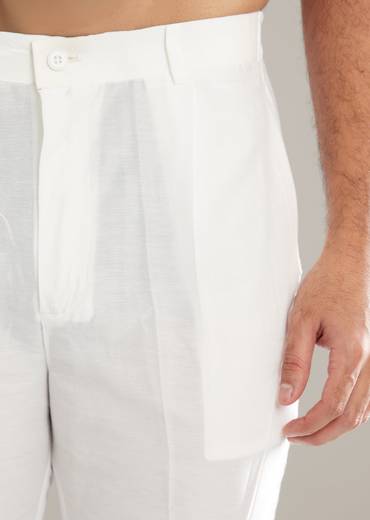 Light Pink Silk Kurta Set For Men With Floral Print