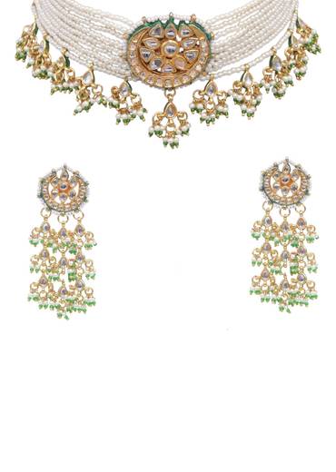 Multi Kundan Necklace Set