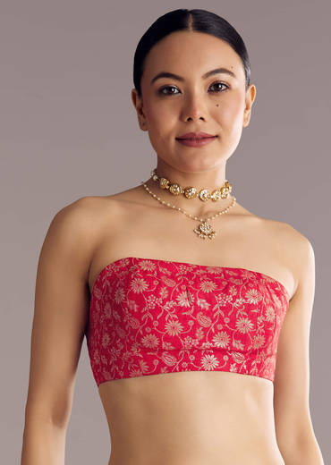 Peacock Blue Dola Silk Brocade Saree With Gotapatti Border