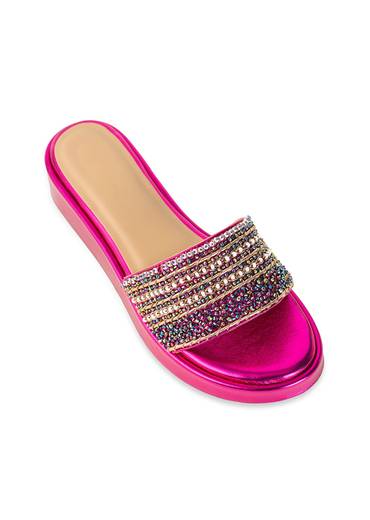 Pink Bead Hand Embellished Heels