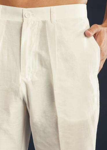 Pink Floral Print Art Silk Kurta and Pant Set