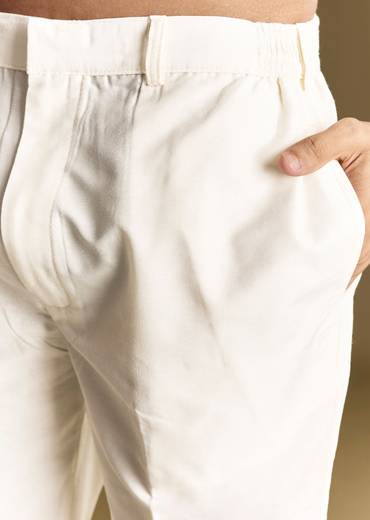 Yellow Art Silk Kurta Set With Mirror And French Knot Embroidery