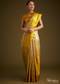 Gold Kanjivaram Silk Saree With Golden Zari Detailing