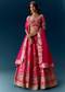 Pink Kalli Embroidered Bridal Lehenga And Dupatta