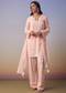 Pink Cutdana Embroidered Kurta Set