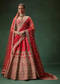 Rani Bridal Lehenga With Zardozi And Thread Embroidery