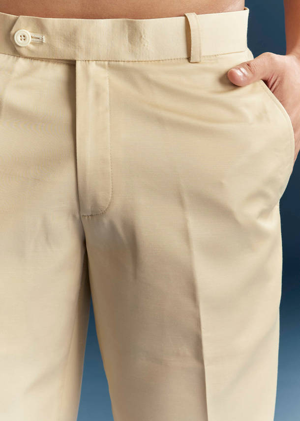 Mint Green Silk Jodhpuri Suit For Men With Hand Embroidery