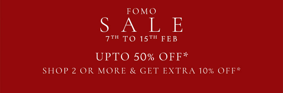 SALE enjoy flat 15% off on orders above $299 | USE code:FLAT15