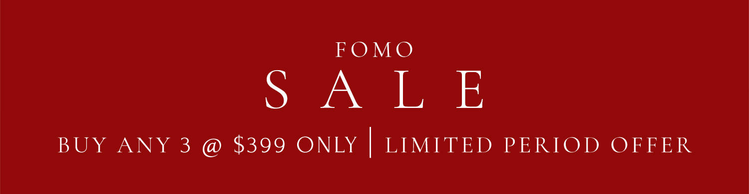 SALE enjoy flat 15% off on orders above $299 | USE code:FLAT15