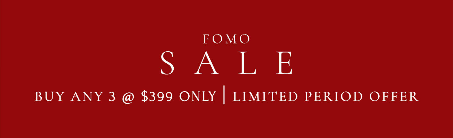 SALE enjoy flat 15% off on orders above $299 | USE code:FLAT15