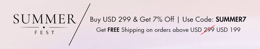SALE enjoy flat 15% off on orders above $299 | USE code:FLAT15