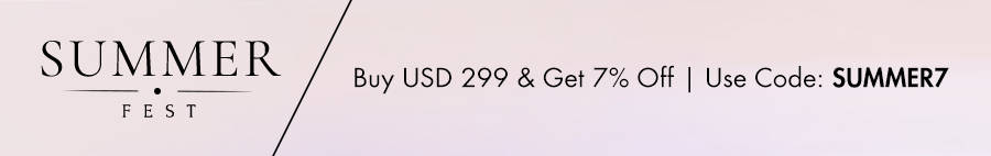 SALE enjoy flat 15% off on orders above $299 | USE code:FLAT15