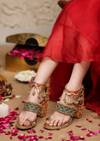Embellished Statement Heels