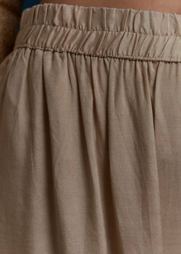 Beige Jacquard Weave Tissue Kurta Palazzo Set