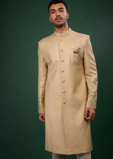 beige brown thread embroidered-sg136577 1