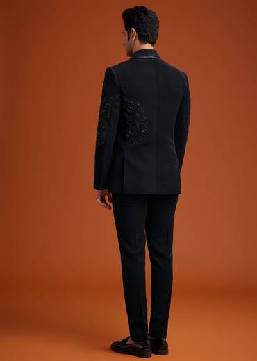 Black Tuxedo With Embroidery
