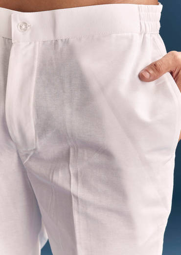 Blue Silk Kurta Set For Men With Mirror Embroidery