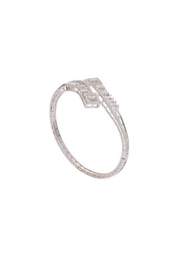 Emerald Cut Open Bangle