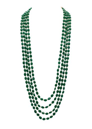Emerald Green Multi Layered Necklace