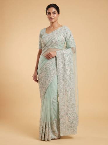 Frosted Blue Elegance
