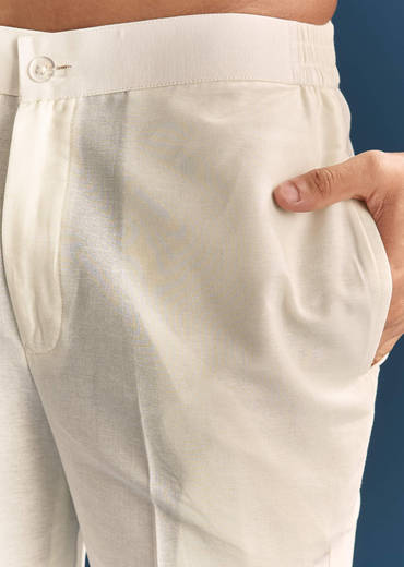 Green Silk Kurta Set For Men With Thread And Resham Work