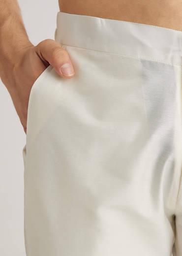 Grey Pashmina Zipper Kurta Set With Floral Prints