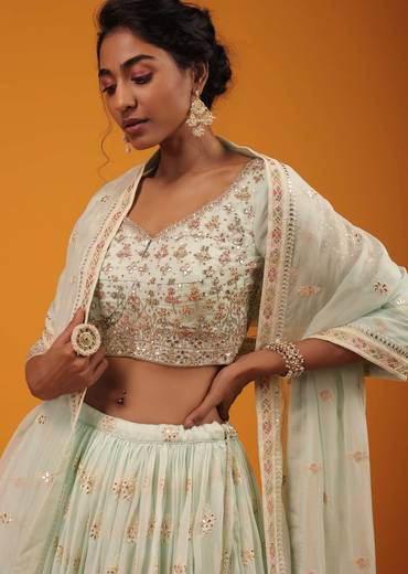 honeydew green lehenga and crop top.png