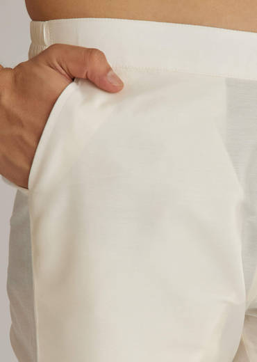 Maroon Modal Chanderi Sequin Embroidered Kurta Set