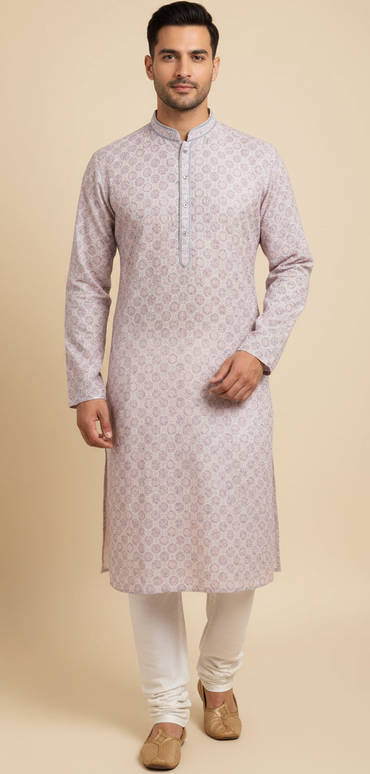 Multi Color Printed Kurta Set
