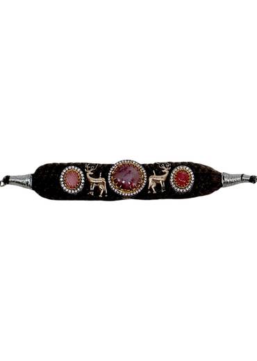 Multi Stone Encrusted Fusion Bangle