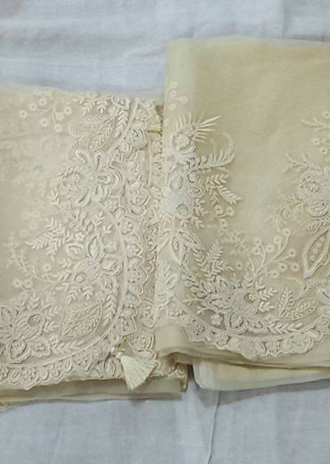 Off White Elegant Occasion Suit Set