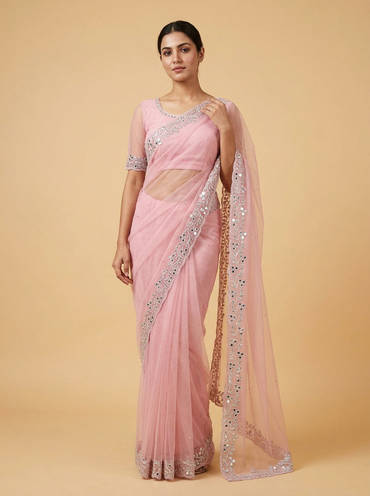 Pink Delicate Grace Saree