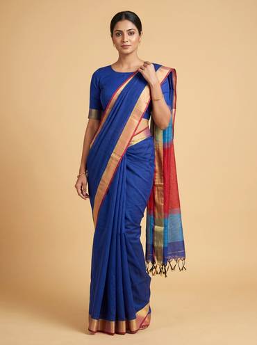 Royal Blue Threadwork