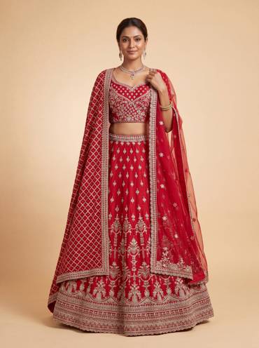 Ruby Statement Bridal Lehenga