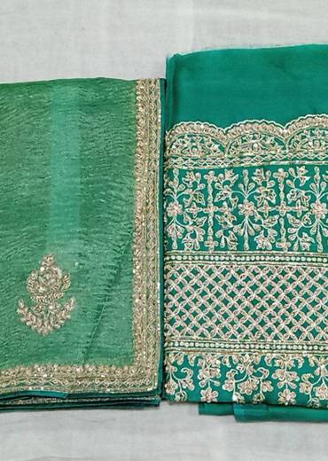 Sage Leaf Dress Material
