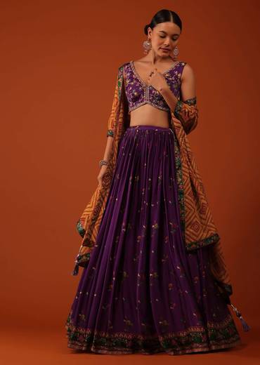 wine purple embroidered lehenga-sg160627 6