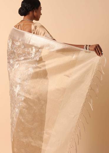 gold raw silk saree with unstitched-sg189901 11